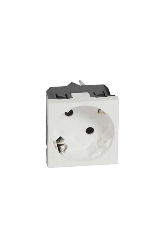 Mosaic 162 dugalj földelt központi fedlap gyerekzárral fehér IP20 beépített rugós LEGRAND - 077245