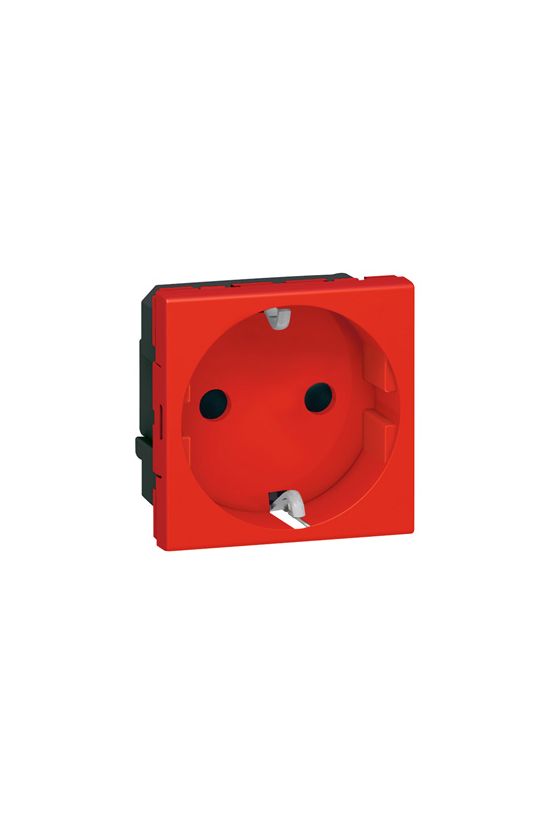 Mosaic 162 dugalj földelt központi fedlap piros IP20 modultartó szorítókapcsos LEGRAND - 077218