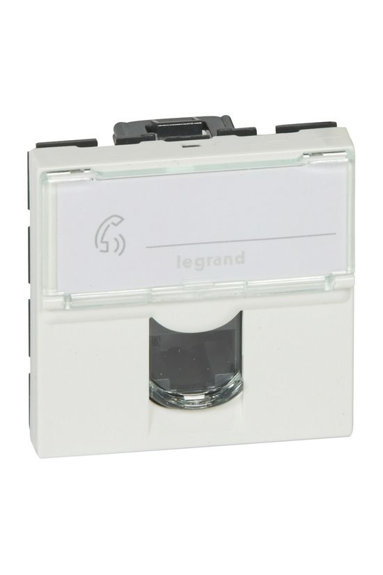 Mosaic adatcsatlakozó dugalj modul UTP RJ45 8(8) Cat5e fehér bepattintás LEGRAND - 076554