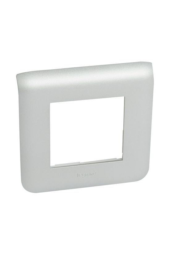 Mosaic keret 2 modulos 1-egység vízszintes műanyag alumínium kezeletlen LEGRAND - 79302L