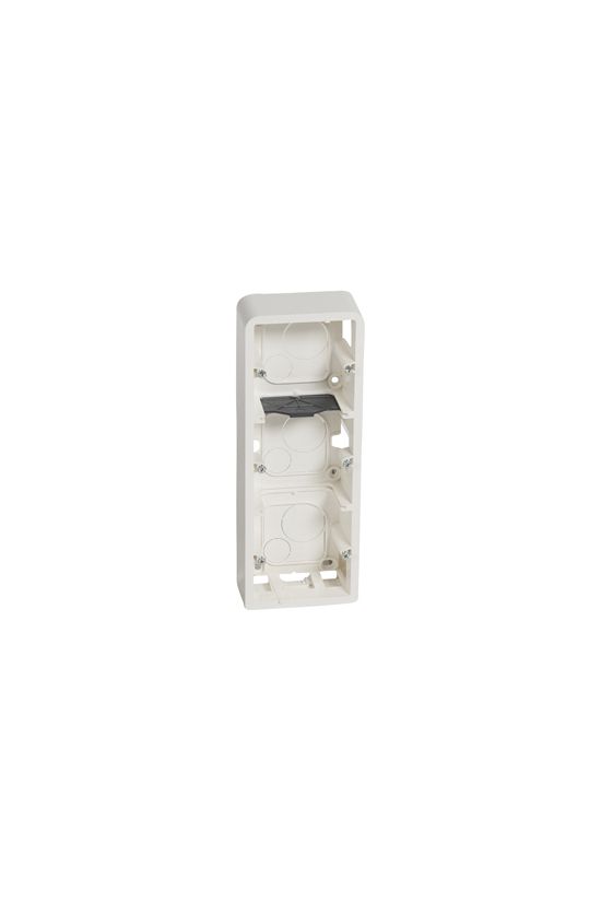 Mosaic kiemelődoboz 1-es függőleges fehér műanyag IP2X LEGRAND - 080283