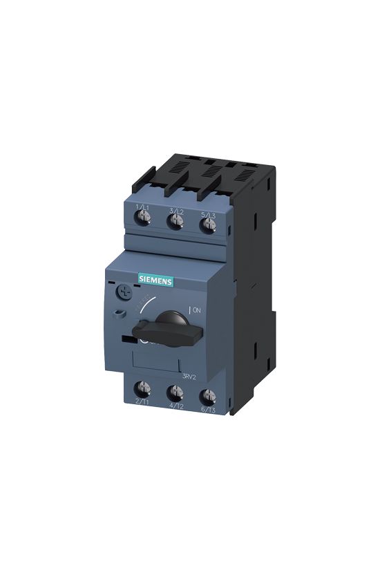 Motorvédő kapcsoló 3P 0.28-0.4A-hő 100kA fix mágneses csavaros SIRIUS SIEMENS - 3RV2011-0EA10