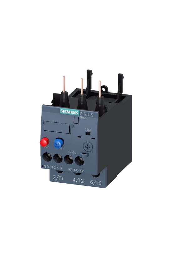 Motorvédő relé (hőkioldó) 7-10A 1ny 1z csavaros CLASS10 SIRIUS SIEMENS - 3RU2126-1JB0