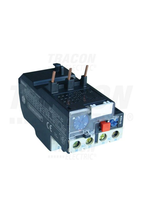 Motorvédő relé (hőkioldó) TR1D/F-hez 17-25A 1-ny 1-z ráépíthető csavaros CLASS10A TRACON - TR2HD1322
