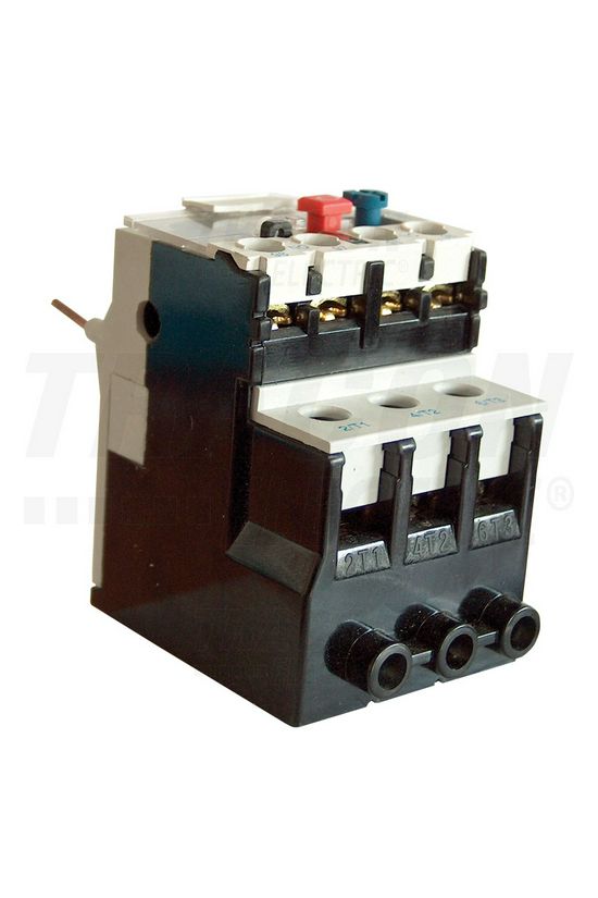 Motorvédő relé (hőkioldó) TR1K-hoz 4-6A 1-ny 1-z ráépíthető csavaros CLASS10A TRACON - TR2HK0310