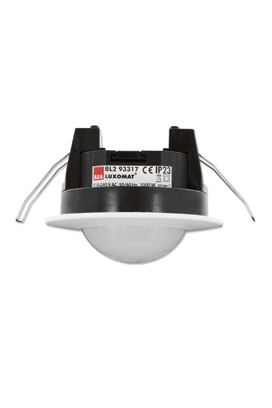 Mozgásérzékelő álmennyezetbe 360° PIR 8m-érzékelésátmérő 1000W 240V fehér IP23 BL2-DE B.E.G. - 93317