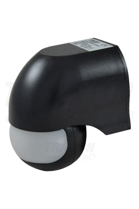 Mozgásérzékelő falra 12m/előre 180° PIR 1000W 230V fehér IP44 TRACON - TMB-112F