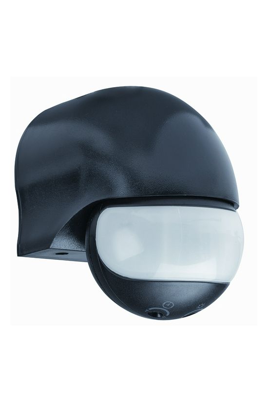 Mozgásérzékelő falra 12m/előre 180° PIR 1000W 230V fekete IP44 McGuard mini BM180sw GROTHE - 94515