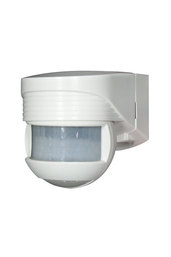 Mozgásérzékelő kültéri falra 12x10m 200° PIR 1000W 230V fehér IP44 LC-Click-N 200 B.E.G. - 91002