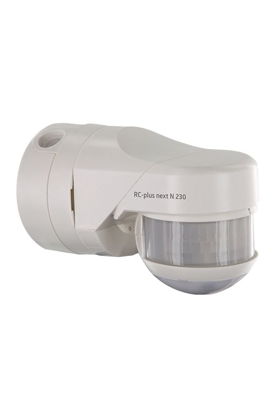 Mozgásérzékelő kültéri falra 20x20m 230° PIR 3000W 240V fehér IP54 RC-plus next N 230 B.E.G. - 93331