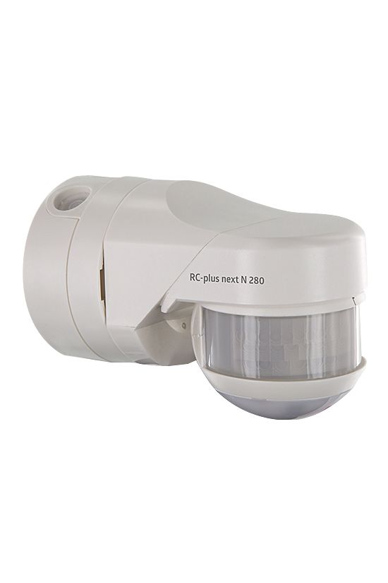 Mozgásérzékelő kültéri falra 20x20m 280° PIR 3000W 240V fehér IP54 RC-plus next N 280 B.E.G. - 93341
