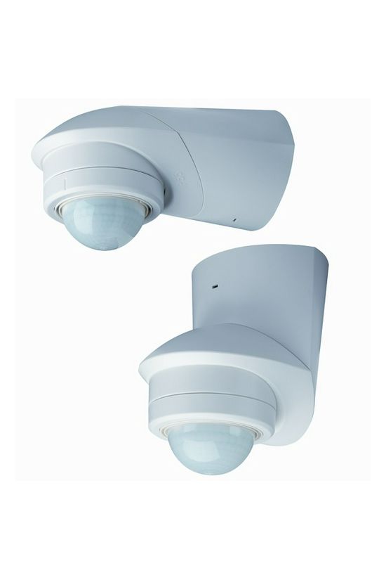 Mozgásérzékelő kültéri felületre 12m/előre 360° PIR 1000W 230V fehér McGuard prof BM360ws GROTHE - 94532