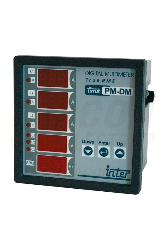 Multifunkciós táblaműszer 5A/500V 96x96mm A-mérő  V-mérő  Hz-mérő TRACON - DTT-2