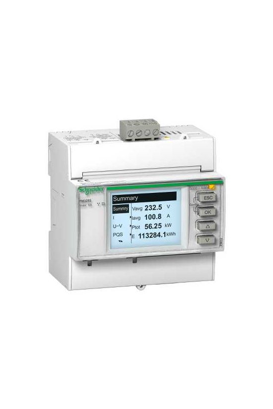 Multifunkciós teljesítménymérő sorolható MODBUS 6A áramváltós 50-330V PowerLogic PM3000 Schneider - METSEPM3250