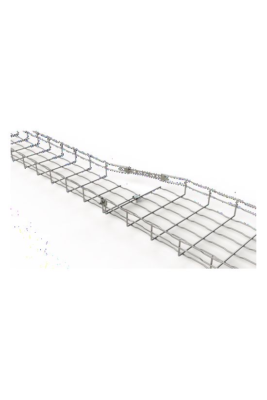 Rácsos kábeltálca összekötő multitoldó hosszanti csavaros nemesacél 500mm MU 500 I316 BASOR - 214244