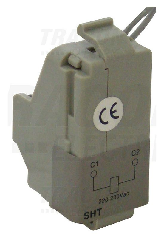 Munkaáramú kioldó MKM1 megszakítókhoz 350mm-vezetékkel 230V50Hz 1z TRACON - MKM-SHT1-230
