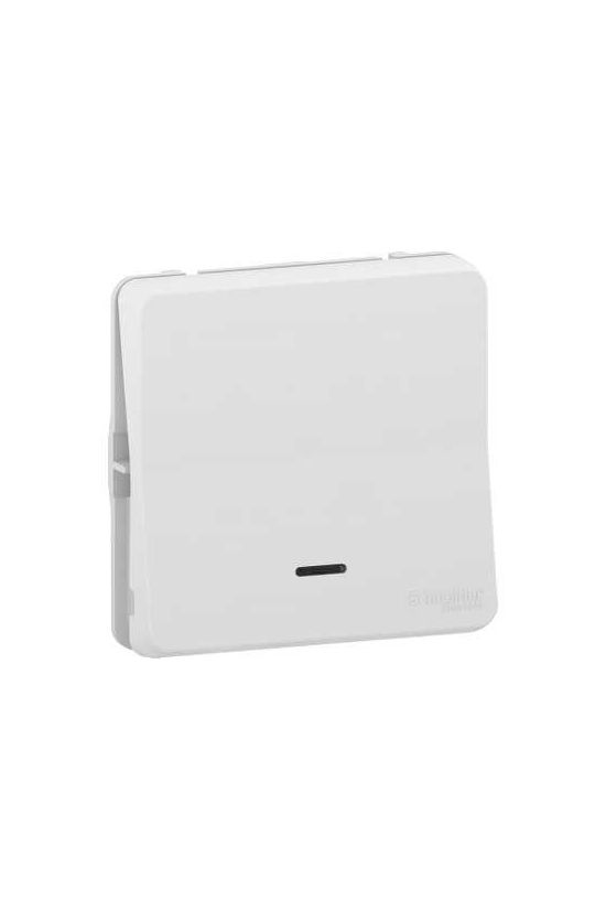 MurevaStyl 106 váltókapcsoló +jelzőfény betét fehér csavaros IP55 1- billentyű/gomb Schneider - MUR39024