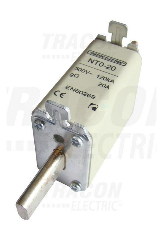 NH biztosítóbetét NH0 25A gL/gG 500V TRACON - NT0-25