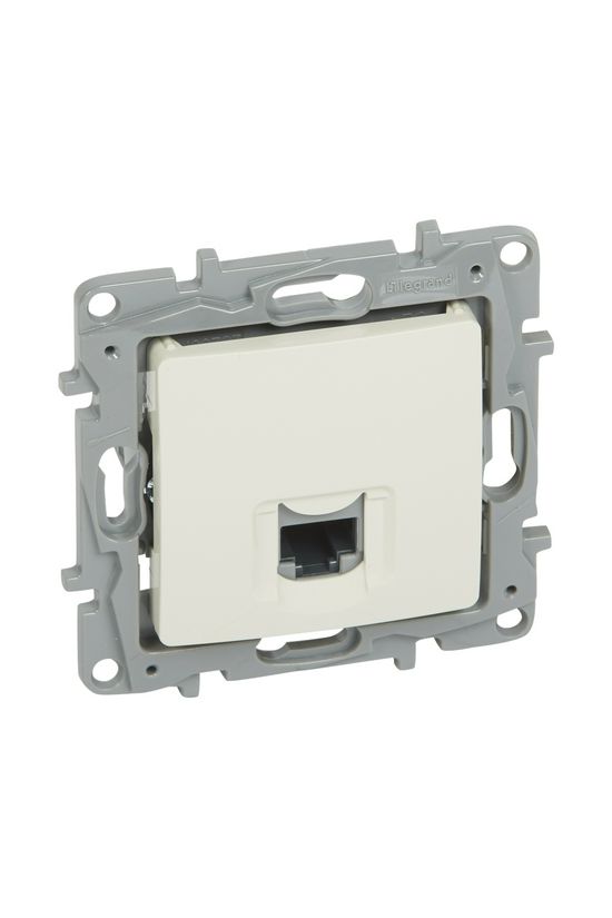 Niloé adatcsatlakozó betét közp. fedéllel RJ45 Cat5 műanyag bézs LEGRAND - 764671