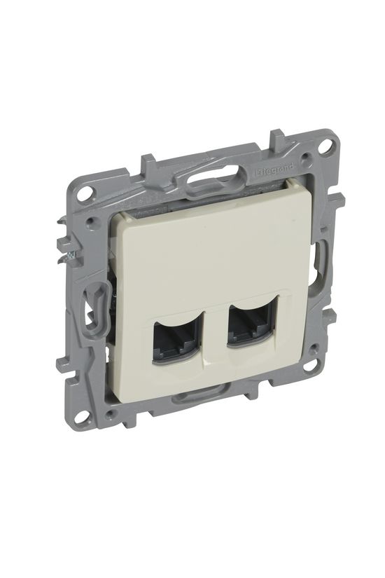 Niloé adatcsatlakozó dugalj UTP 2xRJ45 8(8) Cat6 csavaros LEGRAND - 764674