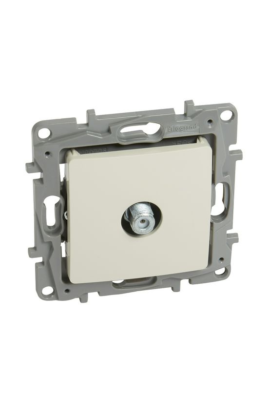 Niloé antenna aljzat F TV csillagpontos süllyesztett bézs 1-kimenet végzáró 1dB/860MHz LEGRAND - 764650