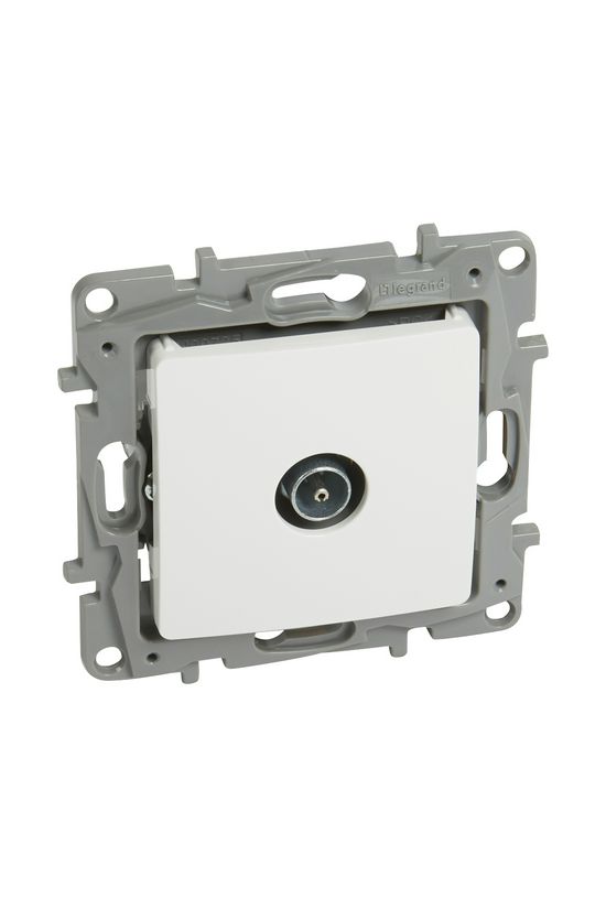 Niloé antenna aljzat TV csillagpontos süllyesztett fehér 1-kimenet végzáró 1dB/860MHz LEGRAND - 764551