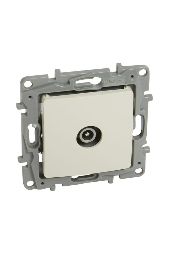 Niloé antenna aljzat TV körmös süllyesztett bézs 1-kimenet átmenő 14dB/860MHz LEGRAND - 764652