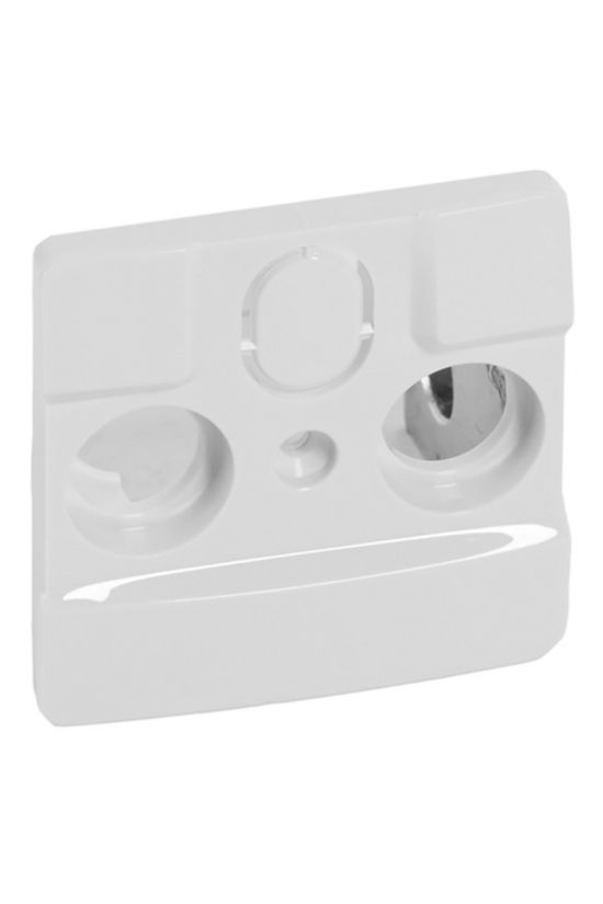 Niloé fedlap TV-R-SAT központi fedlap fehér IP20 műanyag fényes csavaros LEGRAND - 764567