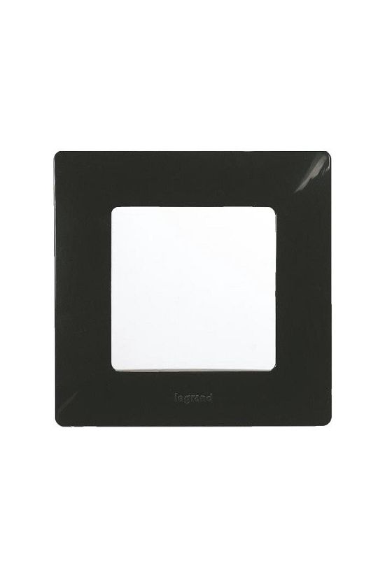 Niloé keret 1-es fekete vízszintes és függőleges műanyag LEGRAND - 397031