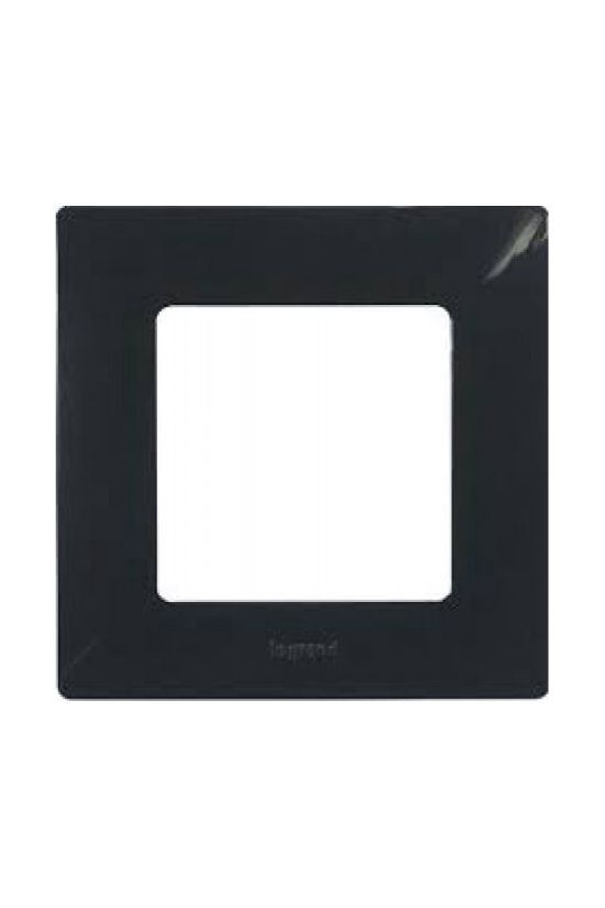 Niloé keret 1-es ónix fekete vízszintes és függőleges műanyag LEGRAND - 397051