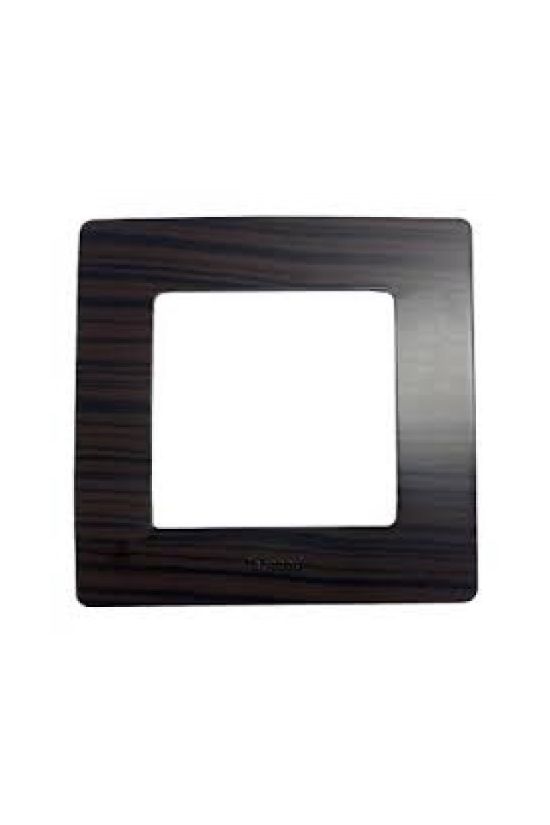 Niloé keret 1-es sötét fa dekor vízszintes és függőleges műanyag LEGRAND - 397091
