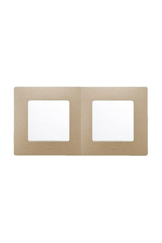 Niloé keret 2-es pezsgő vízszintes és függőleges műanyag LEGRAND - 397062