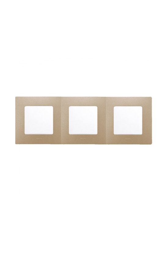 Niloé keret 3-as pezsgő vízszintes és függőleges műanyag LEGRAND - 397063