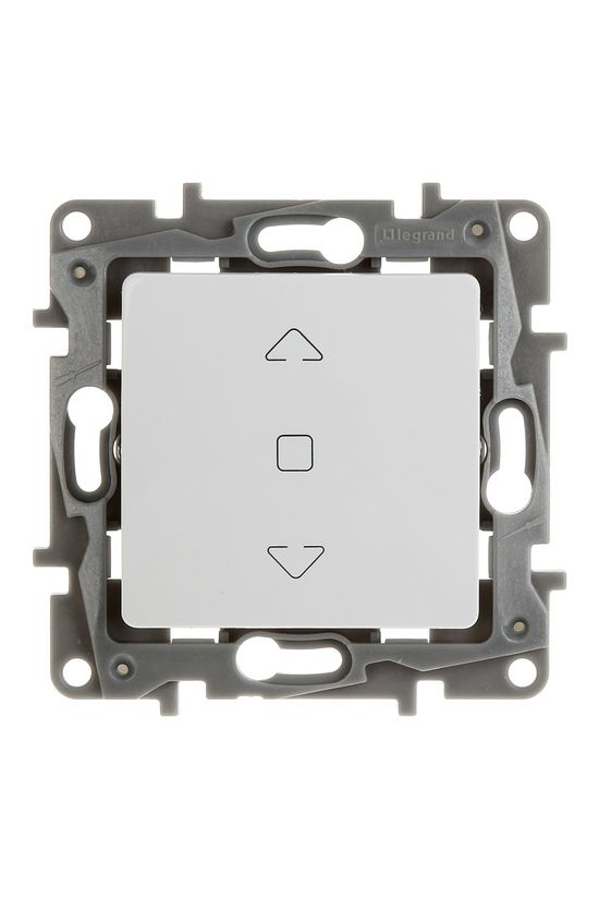 Niloé redőnymozgató NR105 1P nyomó billentyűs fehér műanyag LEGRAND - 764512