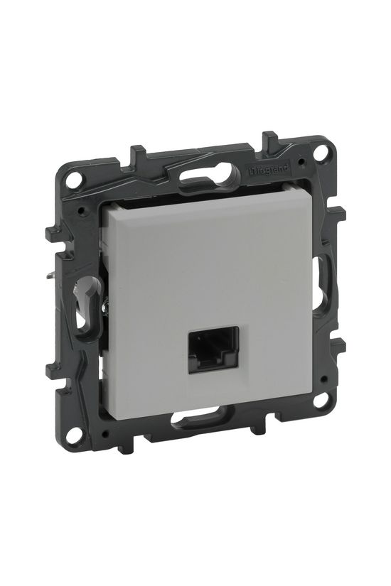 NiloéStep adatcsatlakozó dugalj UTP RJ45 8(8) Cat6A(IEC) alumínium LEGRAND - 863367