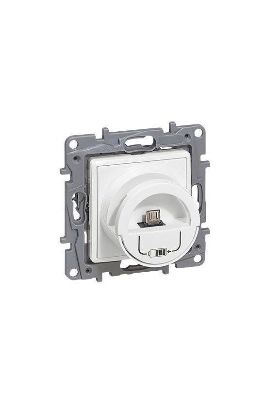 Niloé USB töltőaljzat A 2P+F 16A/230V dugaljjal 1 x 2400mA/ 5V süllyesztett fehér LEGRAND - 764596
