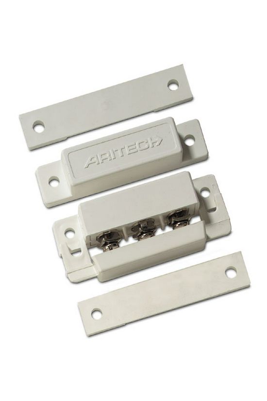 Nyitásérzékelő (reed-relé) 18mm kapcs táv. falonkívüli fehér UTCF - DC123