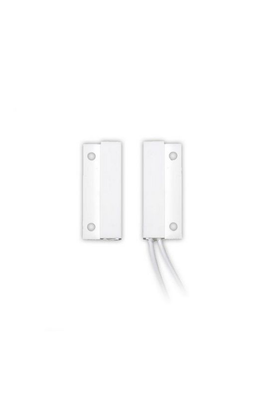 Nyitásérzékelő (reed-relé) 2vez. oldal-kivezetés 21mm kapcs.táv falonkívüli fehér TANE ALARM - FM-102