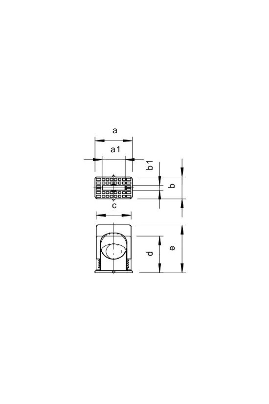 Nyomóbilincs műanyag 6-16mm-átmérő 1-kábel/cső szürke 3050 LGR OBO-BETTERMANN - 2101017