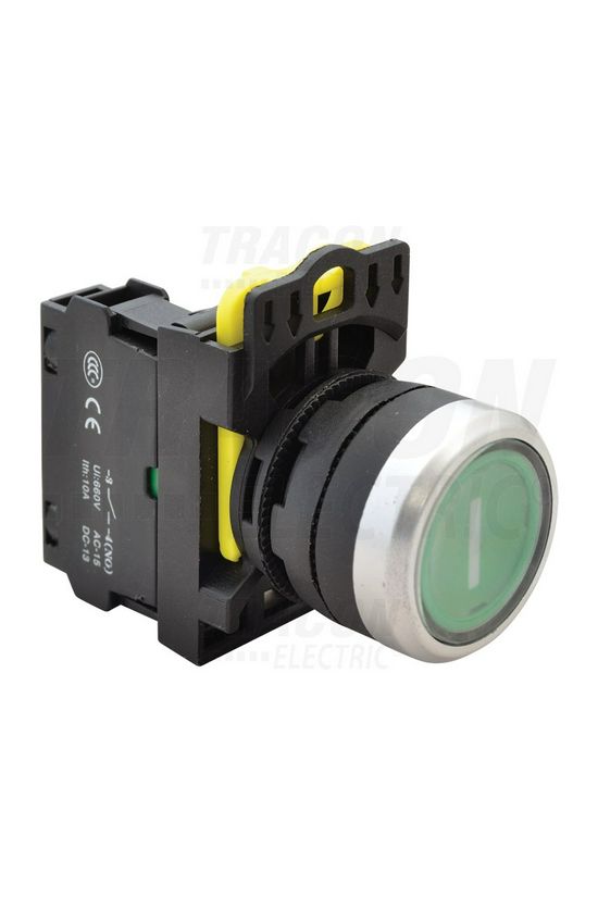 Nyomógomb komplett műa. d22 3A