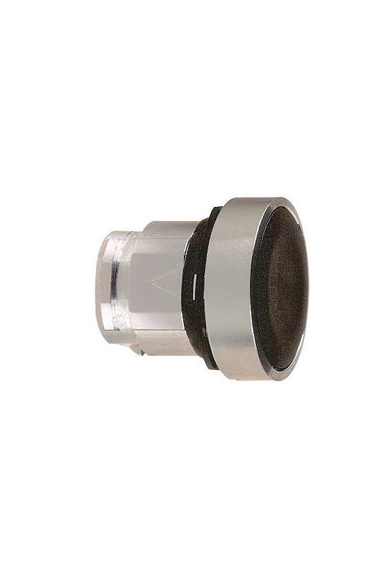 Nyomógombfej fém d22 lapos fekete/fehér/piros kerek visszaugró Harmony XB4 Schneider - ZB4BA2