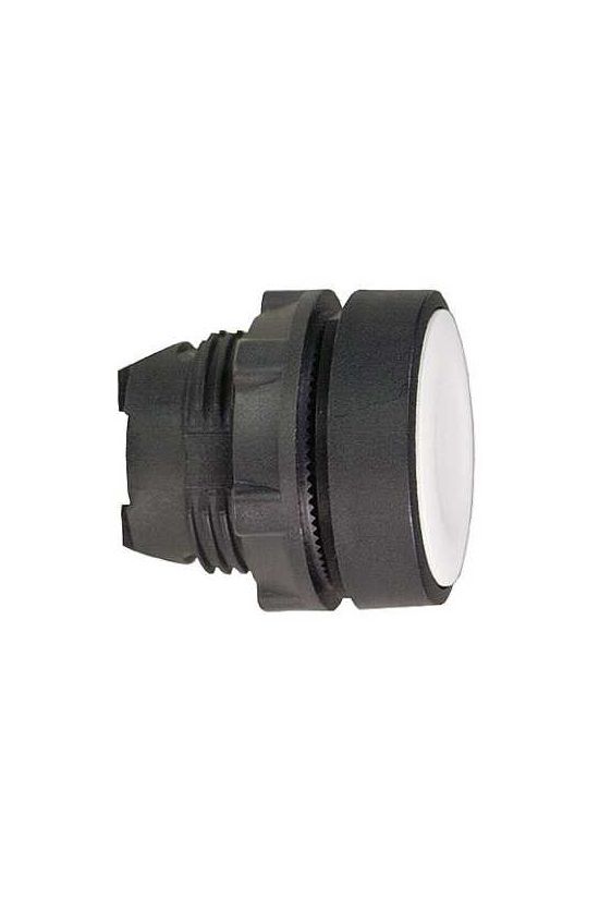 Nyomógombfej műanyag d22 lapos fehér kerek visszaugró Harmony XB5 Schneider - ZB5AA1