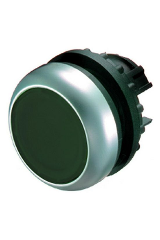 Nyomógombfej műanyag d22 lapos fekete kerek visszaugró M22-D-S EATON - 216590