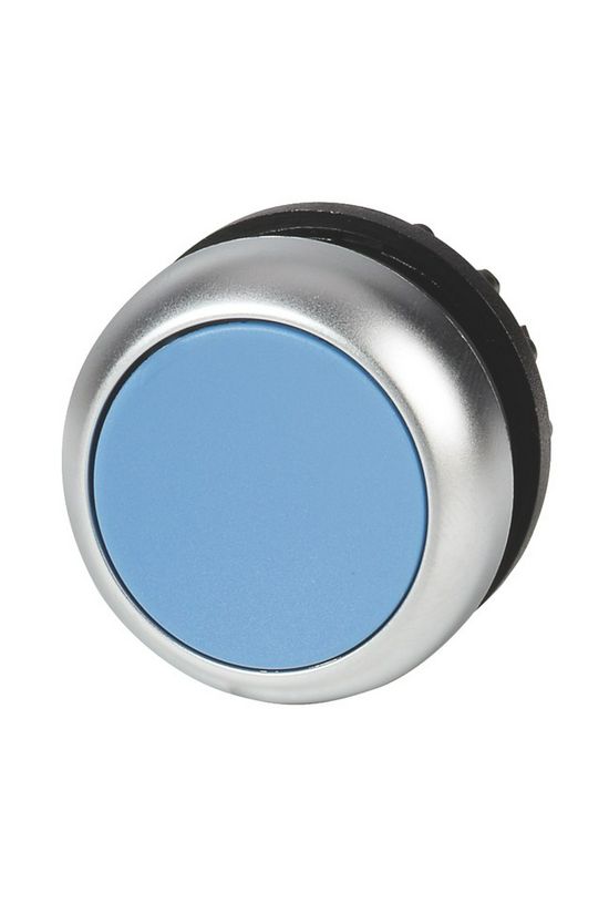 Nyomógombfej műanyag d22 lapos kék kerek visszaugró M22-D-B EATON - 216600