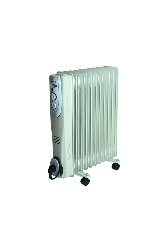 Olajradiátor termosztáttal gurítható álló 230VAC 2000W 11-bordás 3-fokozat Somogyi Elektronic - FKOS 11M