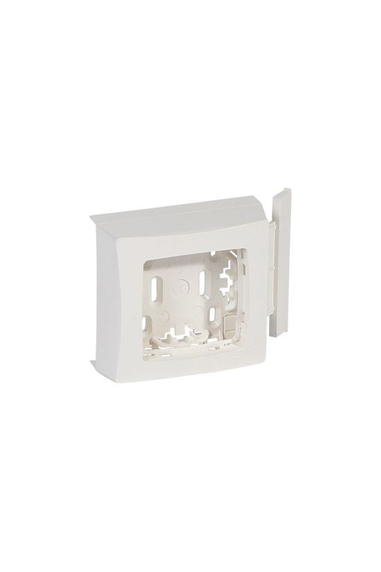 Oteo csatorna-szerelvénykeret 1-egység kezeletlen műanyag fényesfehér DLP mini LEGRAND - 031405