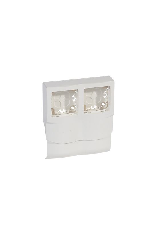 Oteo padlószegély-csatorna szerelvénykeret 2-es műanyag fényesfehér DLP mini LEGRAND - 031451