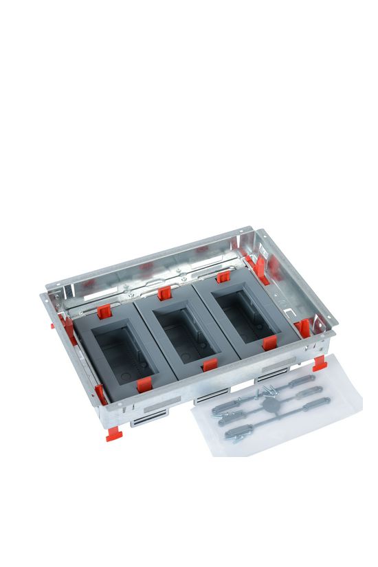 Padlódoboz fedél nélkül Mosaichoz téglalap-fedél 12-szerelvényhez LEGRAND - 088020