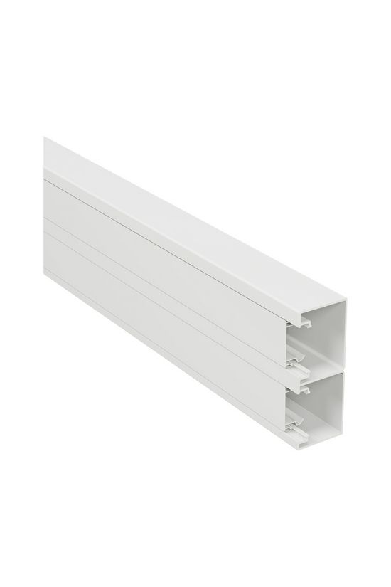 Parapetcsatorna 130mm x 50mm 2000mm kezeletlen műanyag fényesfehér fedéllel DLP-S LEGRAND - 638040