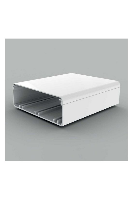 Parapetcsatorna 179mm x 61mm 2000mm kezeletlen műanyag fényesfehér EKE KOPOS - EKE 180X60_HD